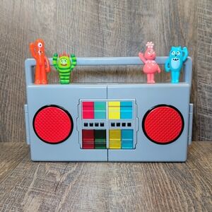 VINTAGE YO GABBA GABBA BOOMBOX BY BLUE BOX 2008 LIGHTS & SOUNDS TESTED **READ